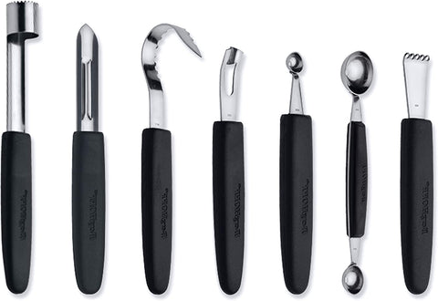 8 piece garnishing set in folding bag