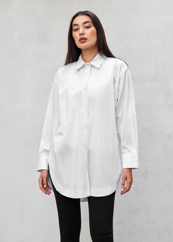 Oversized Basic white Shirt