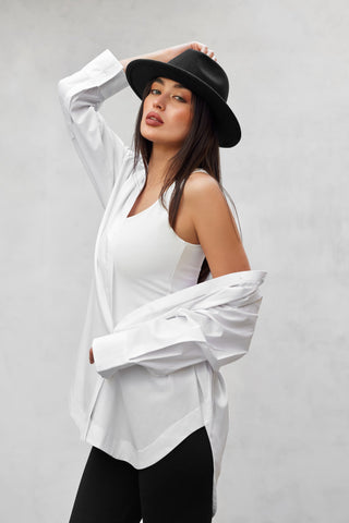 Oversized Basic white Shirt