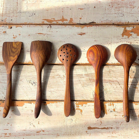 Wooden Utensils Set 5 pcs