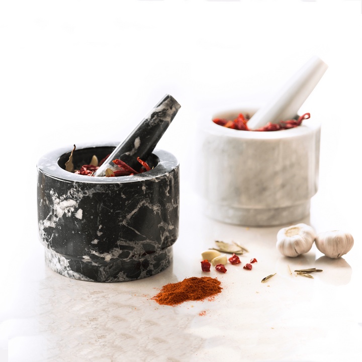 Marble Mortar & Pestle - chefmay.com