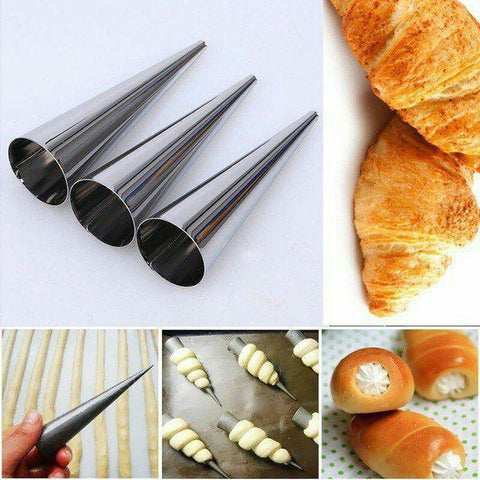 Baking Cones Stainless Steel ( 6 pieces )