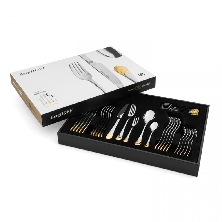 30 Piece Flatware Set Waterfall - chefmay.com