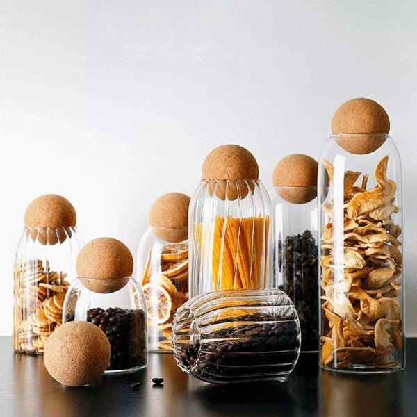 Set de 3 Pots de conservation en Bambou