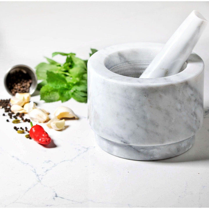 Marble Mortar & Pestle - Chef May Shop